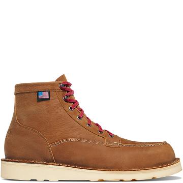 Men's Danner Bull Run Lux Boots Brown | AU4181KI