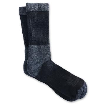 Men's Danner Bull Run Socks Crew Socks Black / Grey | AU4121MA