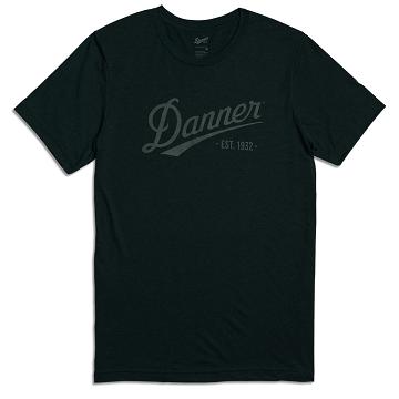 Men's Danner Distressed Logo SS Tee Clothing Turquoise Green | AU4036IS