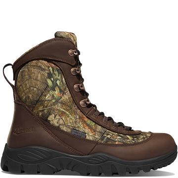 Men's Danner Element 8" Break-Up Country 800G Hunting Boots Brown | AU4302WY