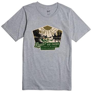 Men's Danner Go There T-Shirt Clothing Grey | AU4039TV