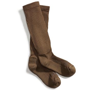 Men's Danner Hot Weather TFX Drymax Over Calf Socks Brown | AU4101DN