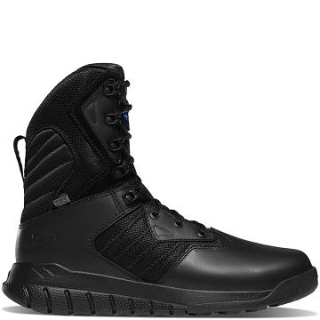 Men's Danner Instinct Tactical 8" Side-Zip 400G Tactical Boots Black | AU4384VD