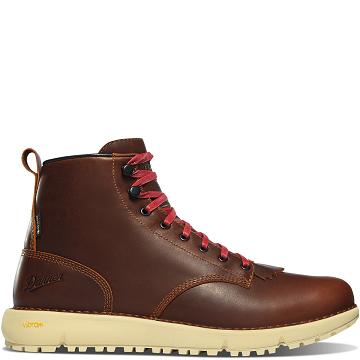 Men's Danner Logger 917 GTX Boots Coffee | AU4192IS