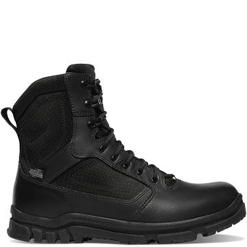 Men's Danner Lookout Side-Zip 8" Tactical Boots Black | AU4403TV