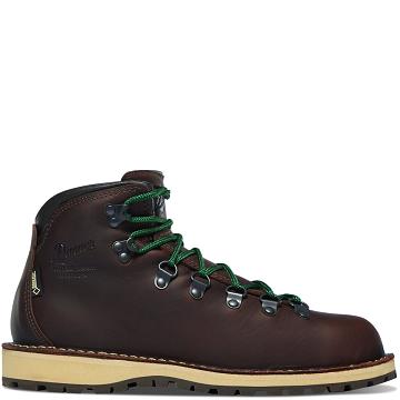 Men's Danner Mountain Pass Hiking Boots Coffee | AU4215PQ