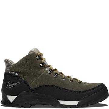 Men's Danner Panorama 6" Hiking Boots Black Olive | AU4219YU