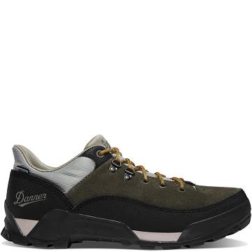 Men's Danner Panorama Low 4" Hiking Shoes Black Olive | AU4277MA