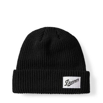 Men's Danner Ribbed Beanie Hats Black | AU4051AP