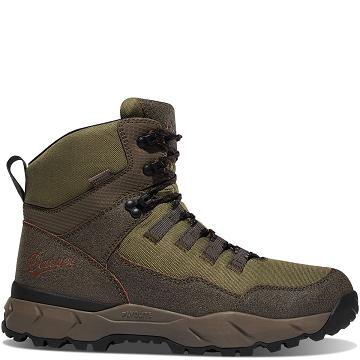 Men's Danner Vital Trail Hiking Boots Brown / Olive | AU4232LH