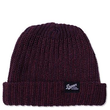 Men's Danner Watch Cap Hats Navy / Burgundy | AU4047GL