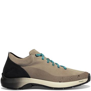 Women's Danner Caprine Low Suede Shoes Grey / Brown | AU4701KI