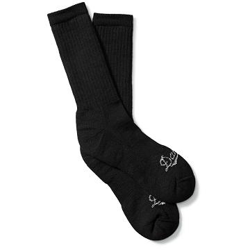 Women's Danner Merino Midweight Uniform Socks Crew Socks Black | AU4515GL