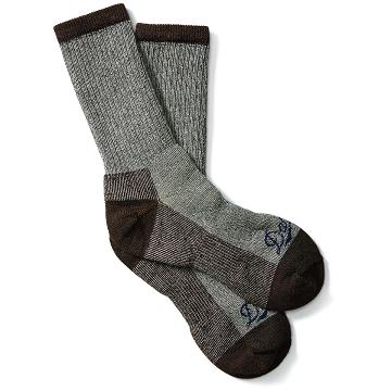 Women's Danner Merino Midweight Work Socks Crew Socks Brown | AU4518SO