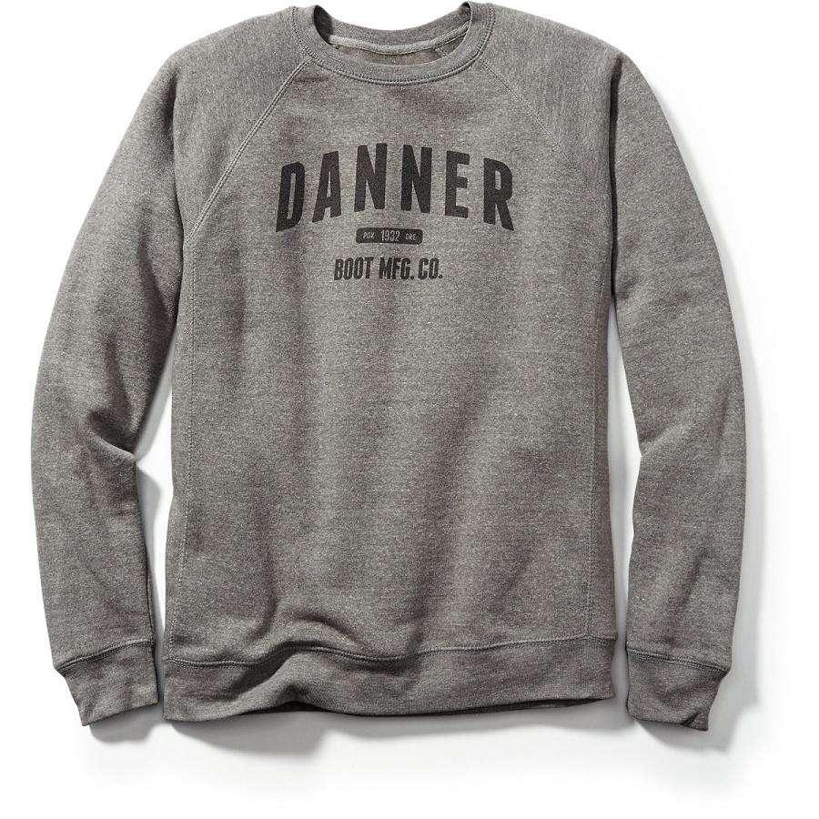 Men\'s Danner Athletic Sweatshirt - OR Patch Clothing Grey | AU4030FM