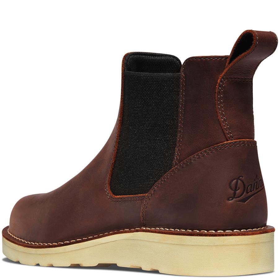 Men's Danner Bull Run Chelsea Boots Brown | AU4186FM