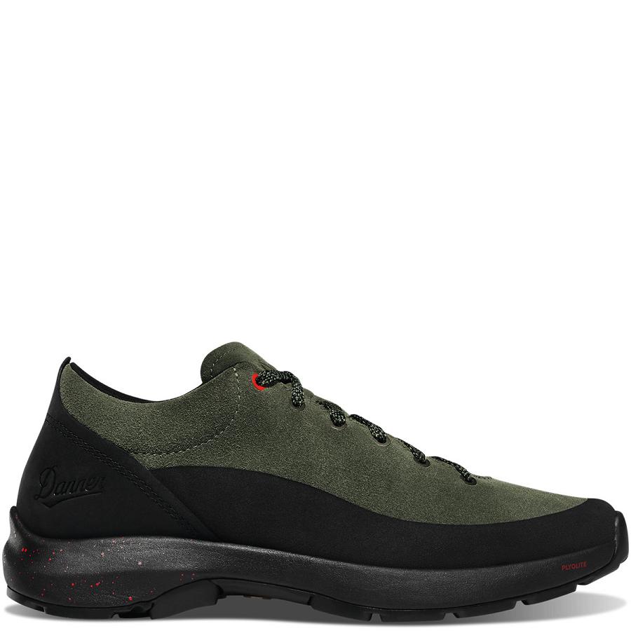 Men\'s Danner Caprine Low Suede Hiking Shoes Olive | AU4272TV