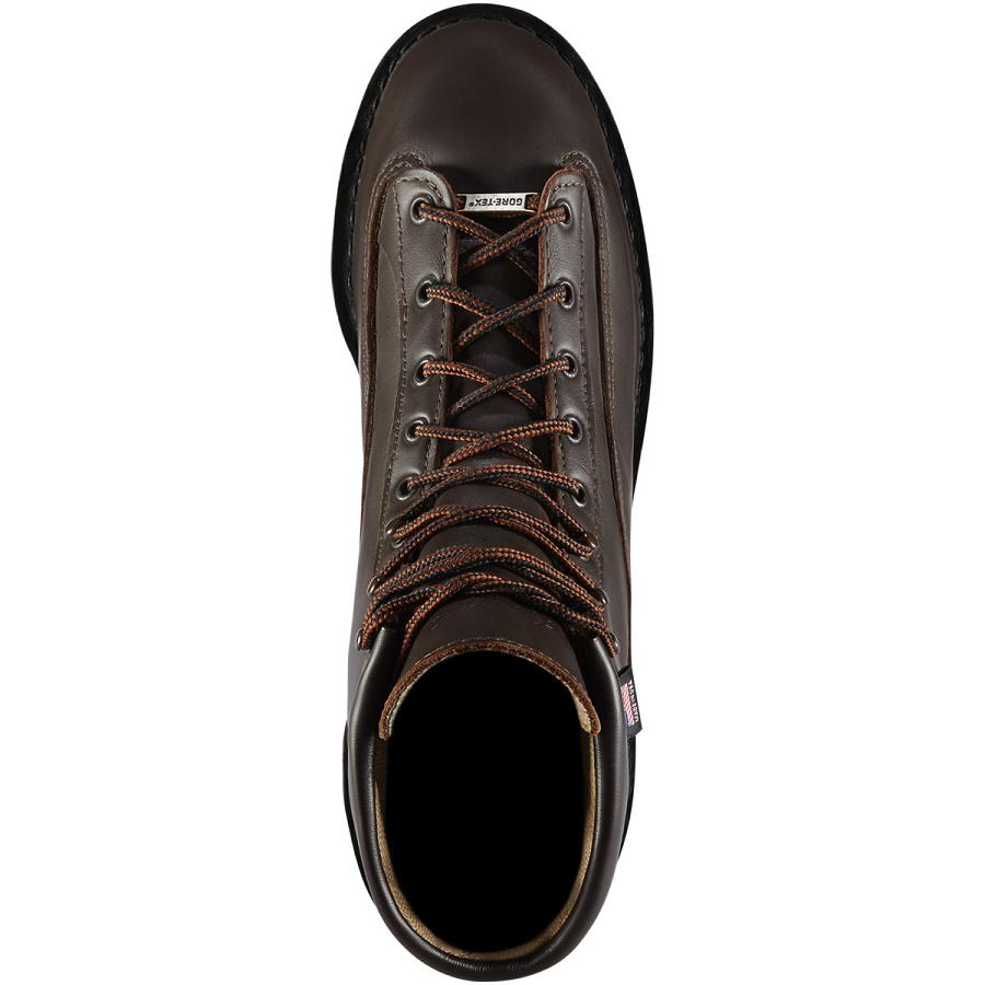 Men's Danner Explorer All-Leather Hiking Boots Brown | AU4220TV