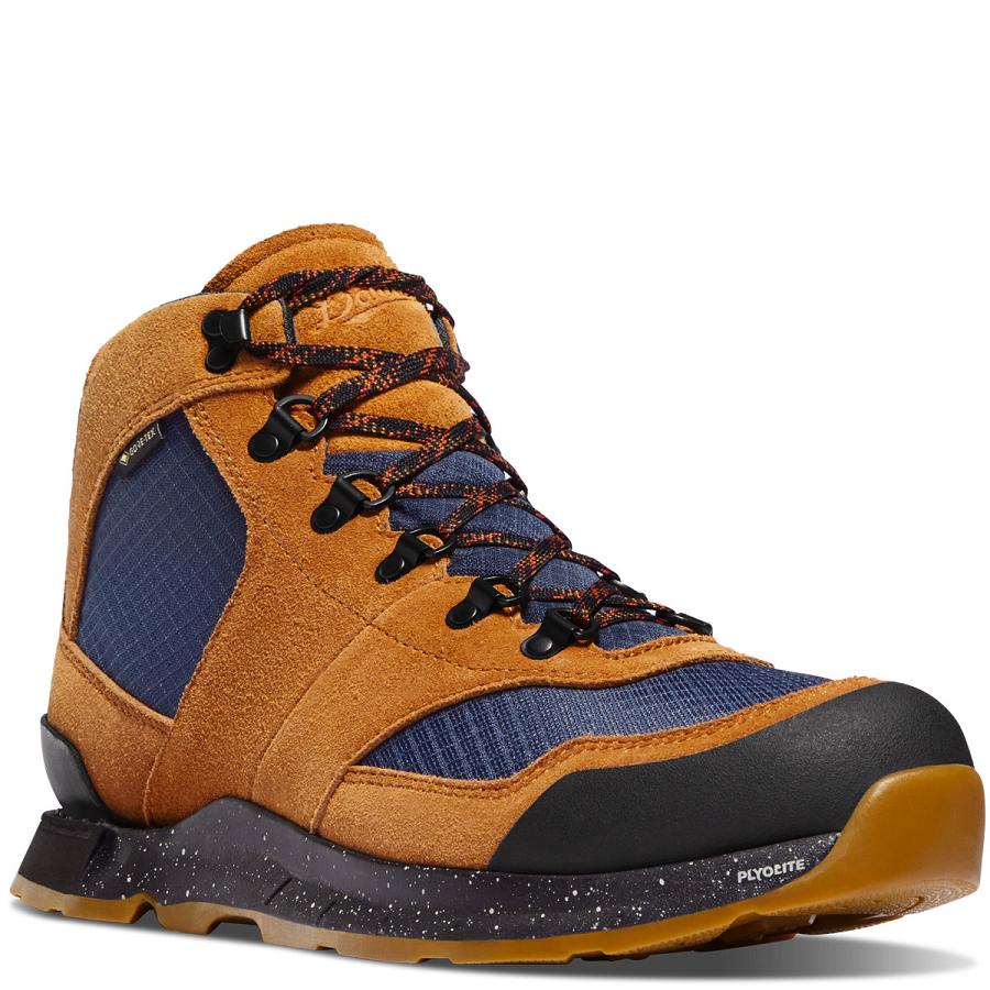 Men's Danner Free Spirit Hiking Boots Brown / Navy | AU4203GL