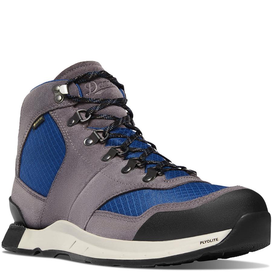 Men's Danner Free Spirit Work Boots Grey / Blue | AU4128LH