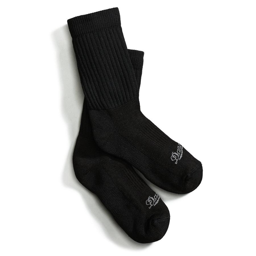 Men\'s Danner Hot Weather TFX Drymax Crew Socks Black | AU4104PQ