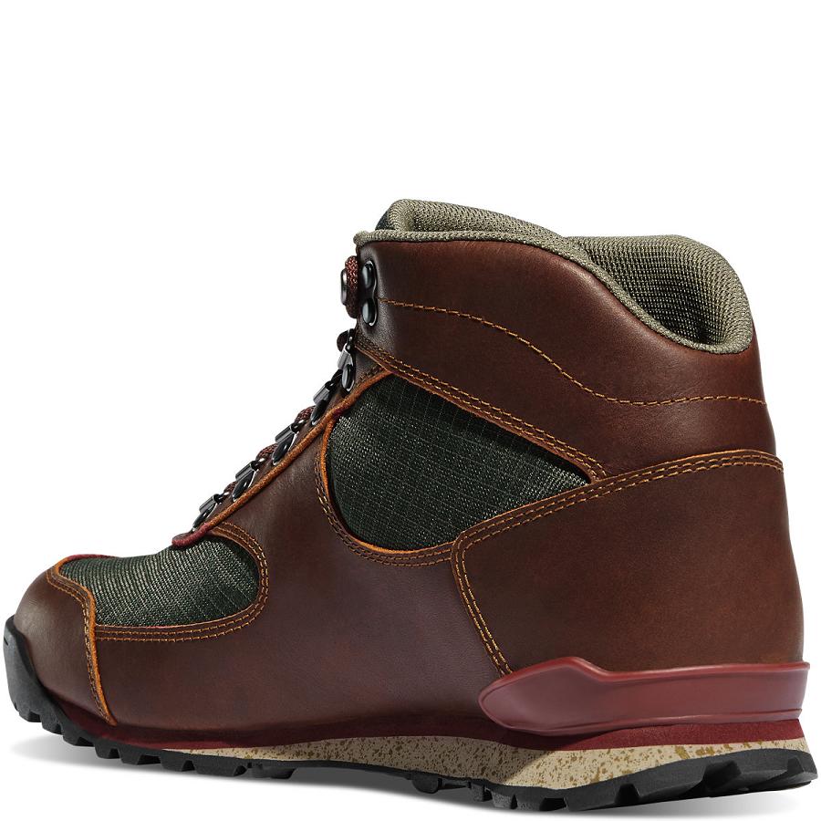 Men's Danner Jag Work Boots Coffee | AU4160DN