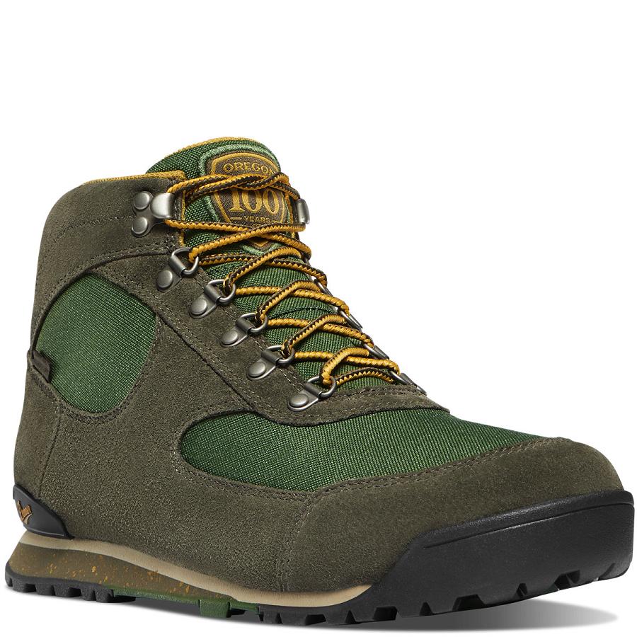 Men's Danner Jag Work Boots Olive | AU4162AP