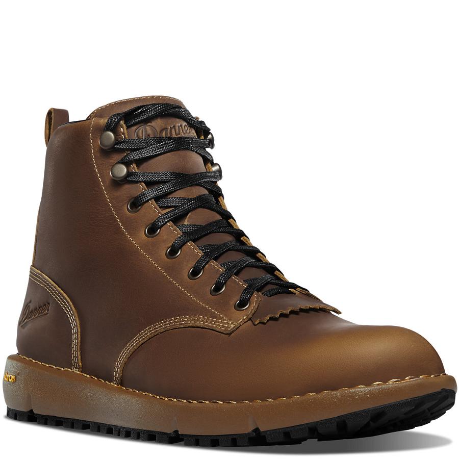 Men's Danner Logger 917 Boots Brown | AU4196RW