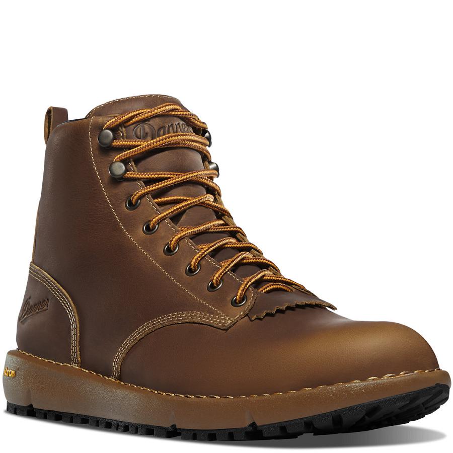 Men's Danner Logger 917 Boots Brown | AU4196RW