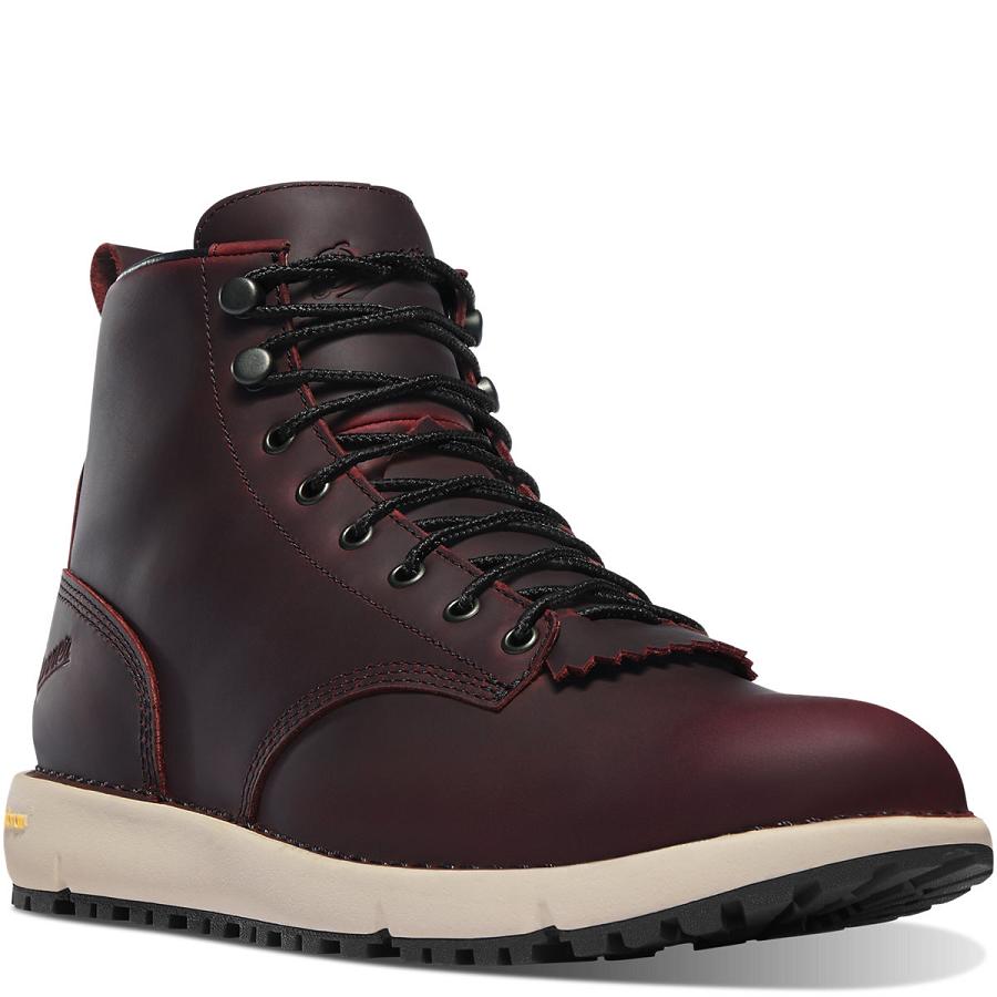 Men's Danner Logger 917 Boots Burgundy | AU4195TV