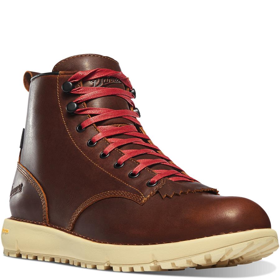 Men's Danner Logger 917 GTX Boots Coffee | AU4192IS