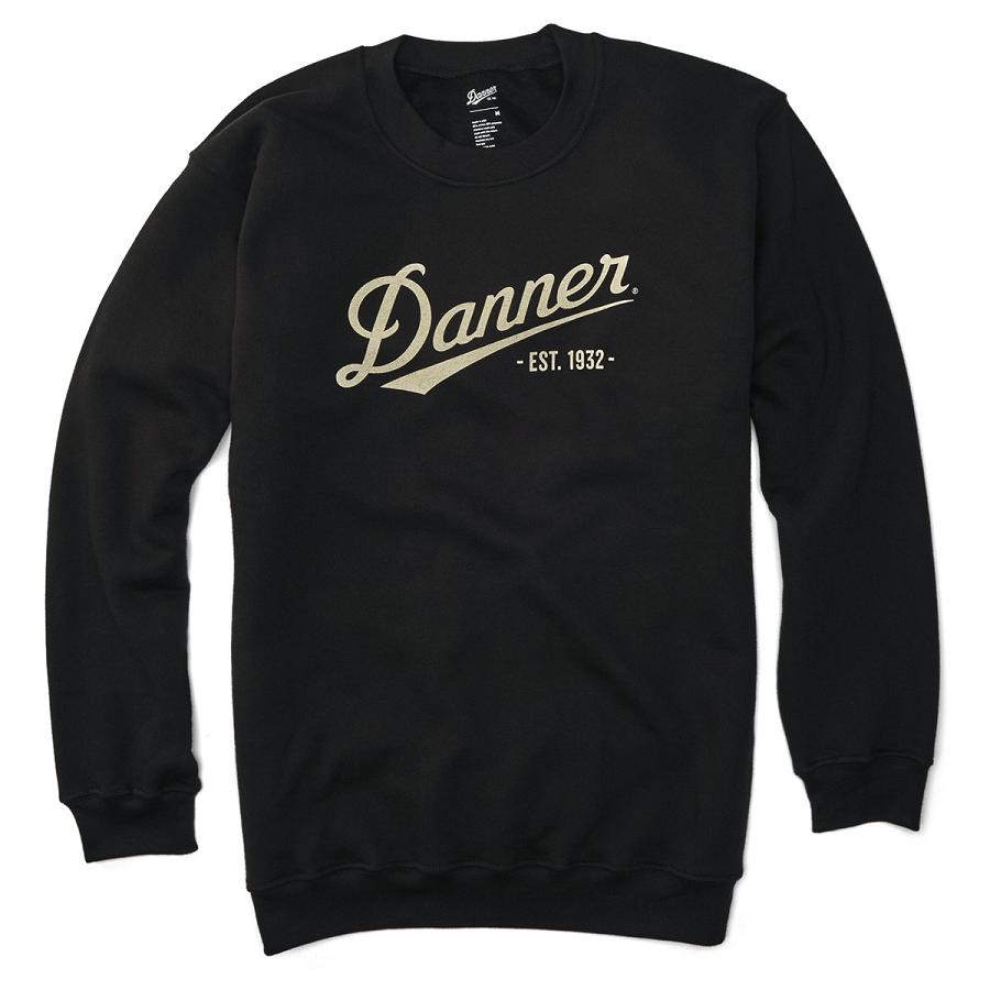 Men\'s Danner Logo Sweatshirt Clothing Black | AU4031DN