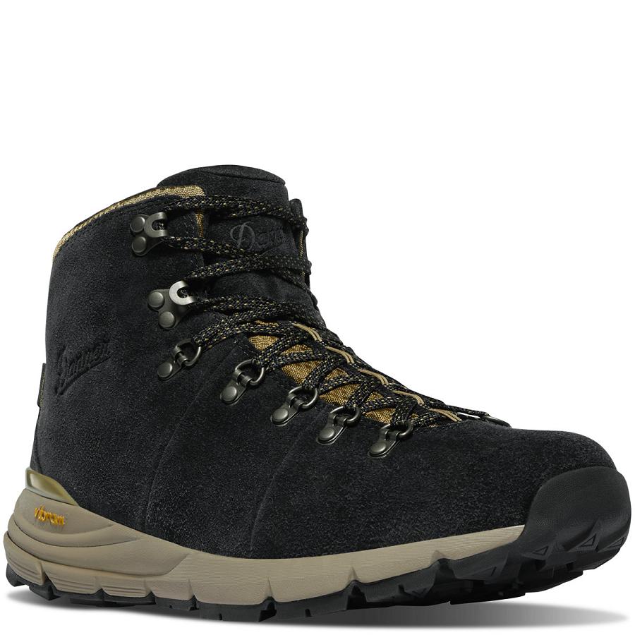 Men's Danner Mountain 600 Hiking Boots Black / Khaki | AU4260PQ