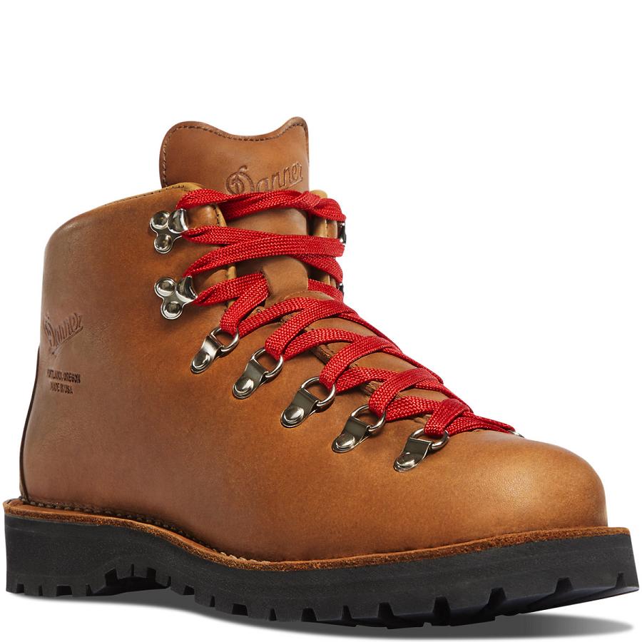 Men's Danner Mountain Light Cascade - GORE-TEX Work Boots Brown | AU4172QZ