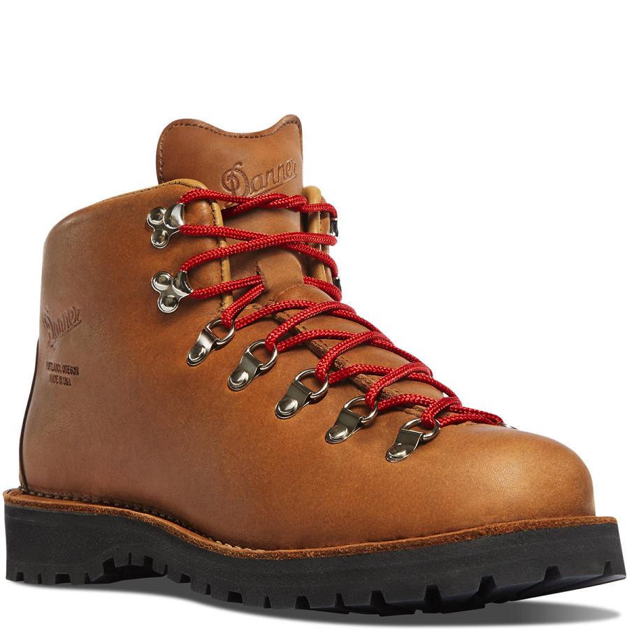 Men's Danner Mountain Light Cascade - GORE-TEX Work Boots Brown | AU4172QZ