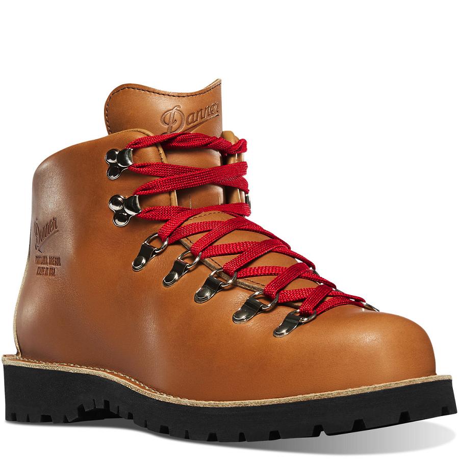 Men's Danner Mountain Light Cascade Hiking Boots Brown | AU4251QZ