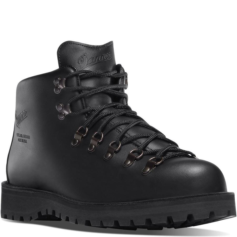 Men's Danner Mountain Light - GORE-TEX Hiking Boots Black | AU4247TV