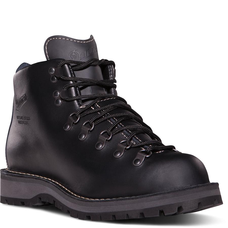 Men's Danner Mountain Light II - GORE-TEX Work Boots Black | AU4165IS