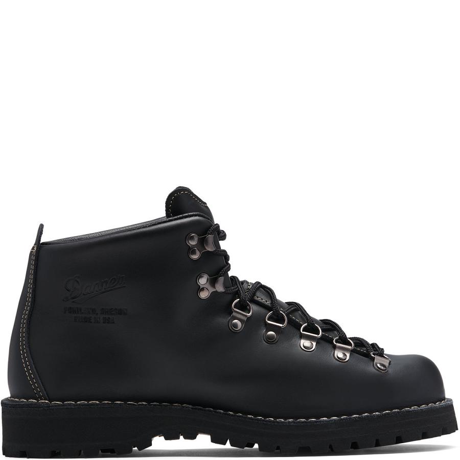 Men\'s Danner Mountain Light II - GORE-TEX Work Boots Black | AU4165IS