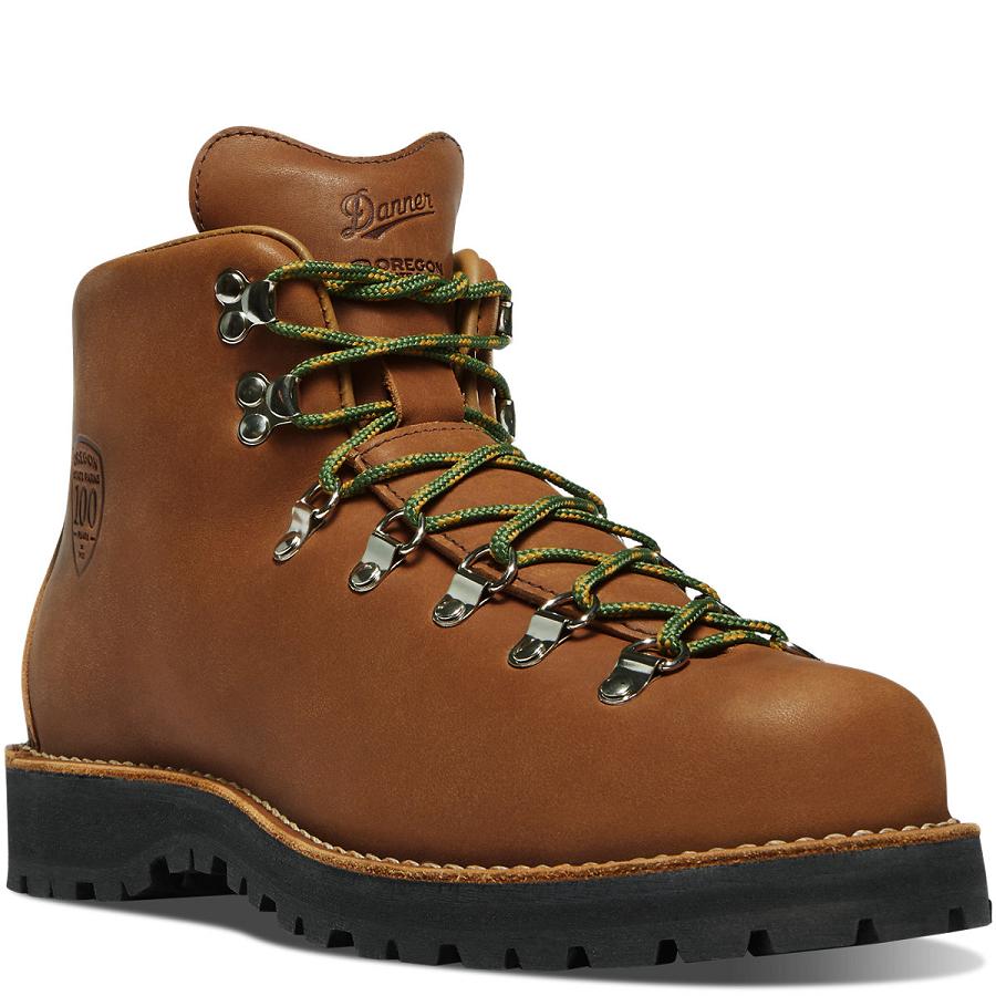 Men's Danner Mountain Light OR State Parks Centennial Hiking Boots Brown | AU4254HK