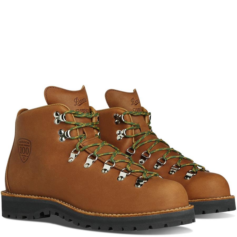 Men's Danner Mountain Light OR State Parks Centennial Hiking Boots Brown | AU4254HK