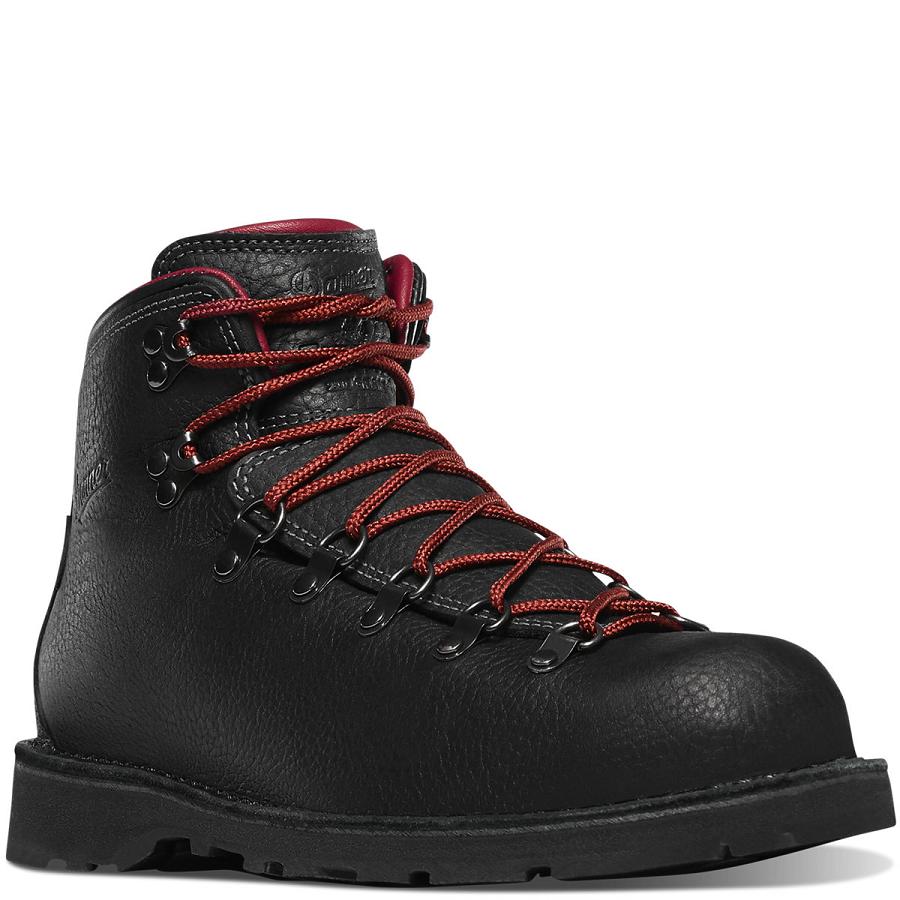 Men's Danner Mountain Pass 200G Work Boots Black | AU4134FM