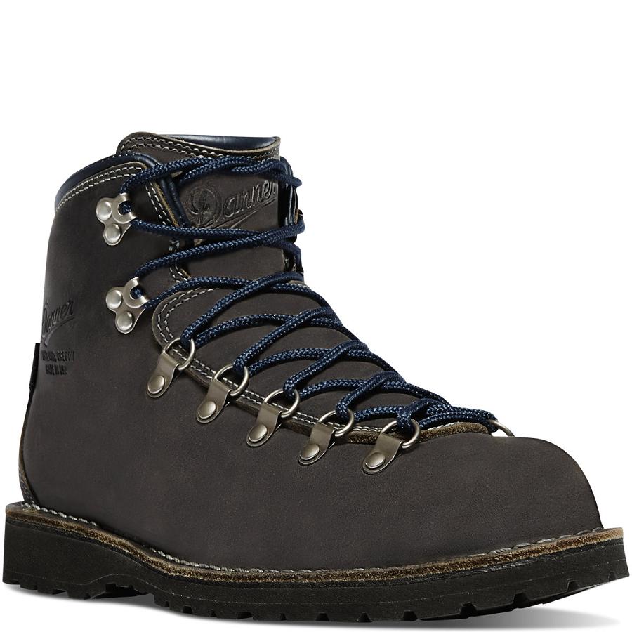 Men's Danner Mountain Pass Hiking Boots Grey | AU4213SO