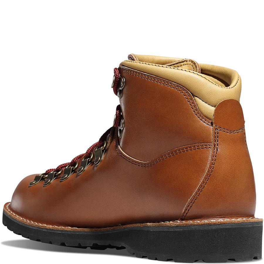 Men's Danner Mountain Pass Work Boots Coffee | AU4132HK