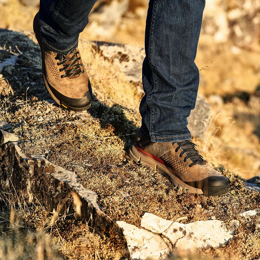 Men's Danner Trail 2650 GTX Mid Hiking Boots Olive | AU4264DN