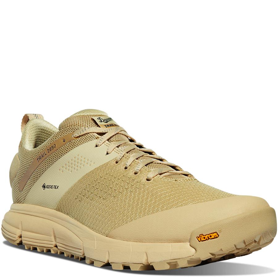 Men's Danner Trail 2650 Mesh GTX Shoes Khaki | AU4371PQ