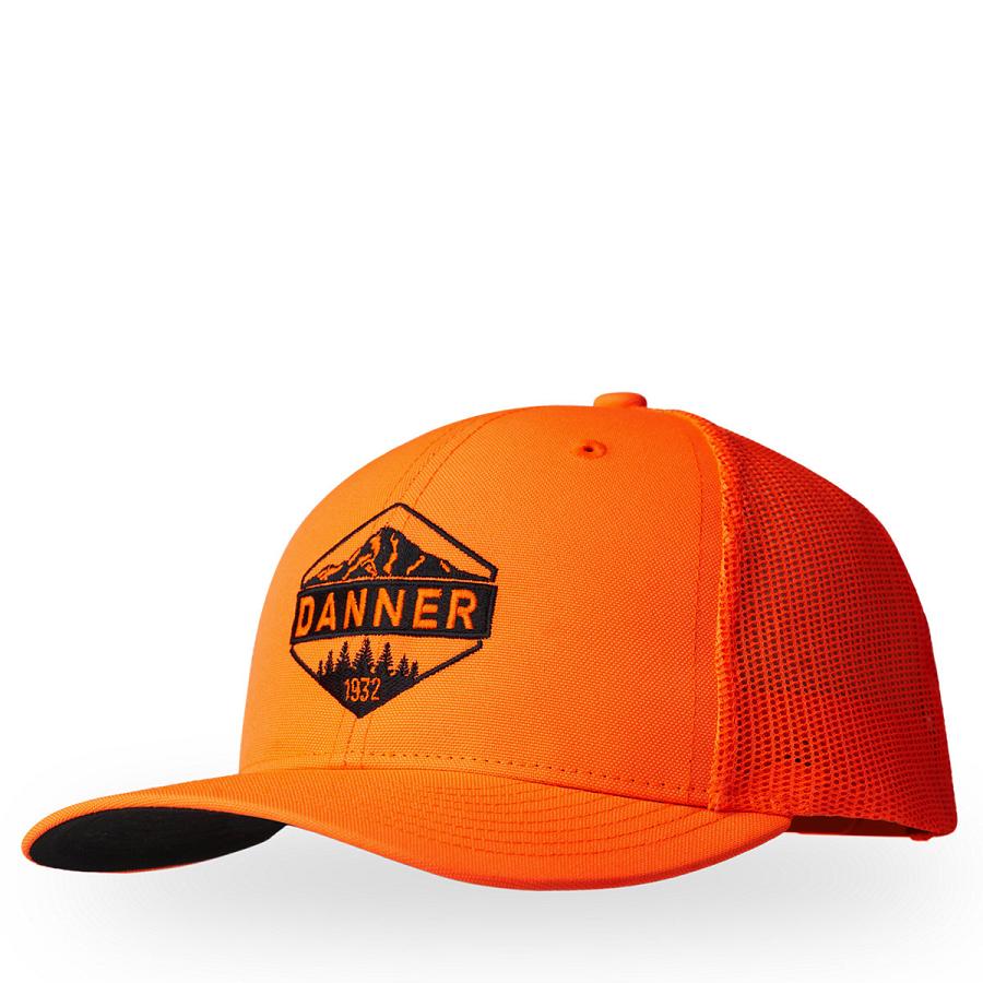 Men\'s Danner Trucker Cap Hats Orange | AU4059PQ