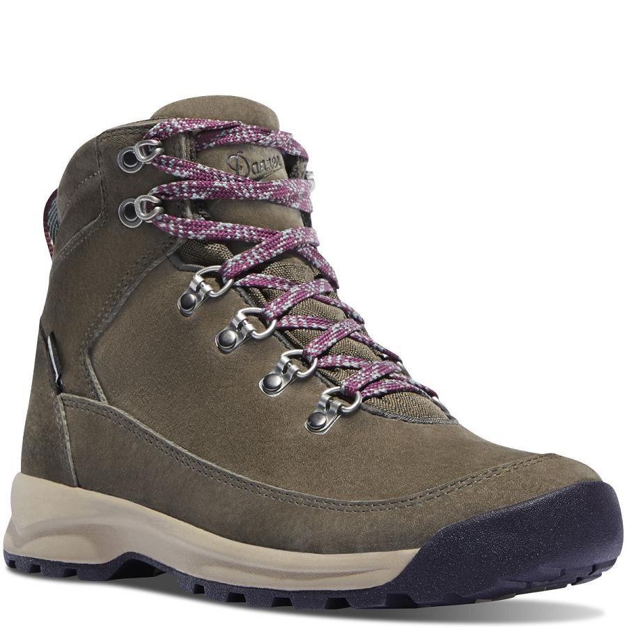 Women's Danner Adrika Hiking Boots Grey | AU4617NB