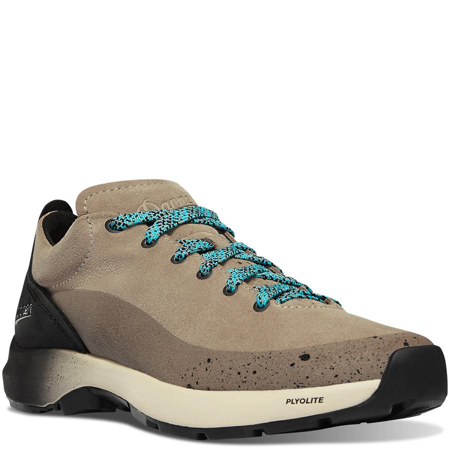 Women's Danner Caprine Low Suede Shoes Grey / Brown | AU4701KI