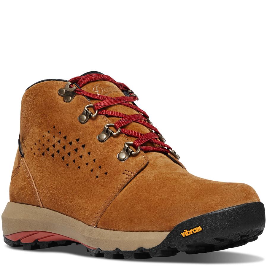 Women's Danner Inquire Chukka Boots Brown / Red | AU4589MA